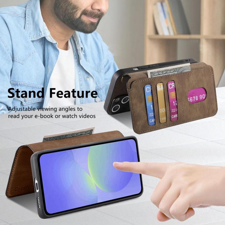 For Galaxy A37 5G CaseNeo MagSafe RFID Anti-theft Retro Leather Phone Case