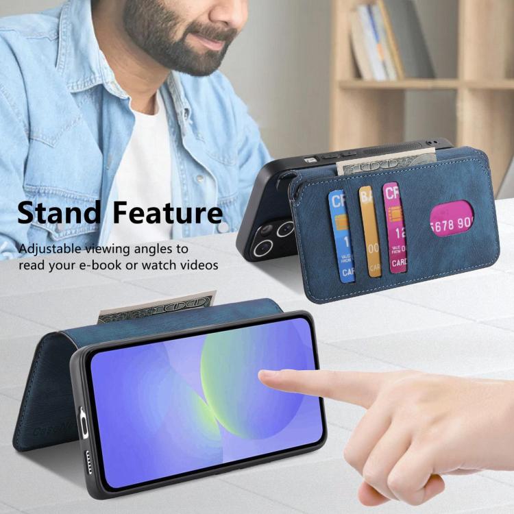 For Galaxy A37 5G CaseNeo MagSafe RFID Anti-theft Retro Leather Phone Case