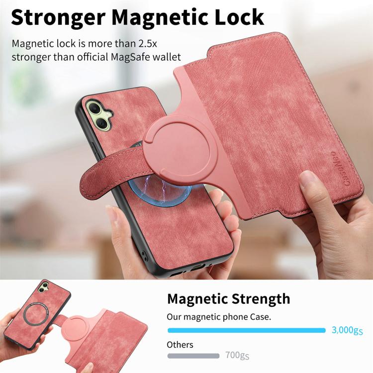 For Galaxy A07 4G / 5G CaseNeo MagSafe RFID Anti-theft Retro Leather Phone Case