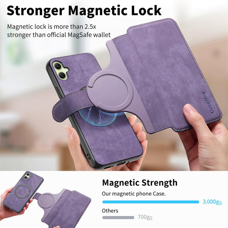 For Galaxy A07 4G / 5G CaseNeo MagSafe RFID Anti-theft Retro Leather Phone Case