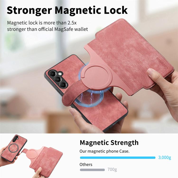 For Galaxy A27 5G CaseNeo MagSafe RFID Anti-theft Retro Leather Phone Case