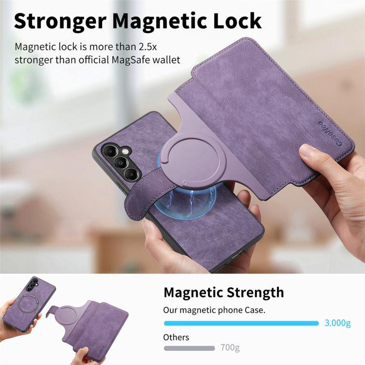 For Galaxy A27 5G CaseNeo MagSafe RFID Anti-theft Retro Leather Phone Case
