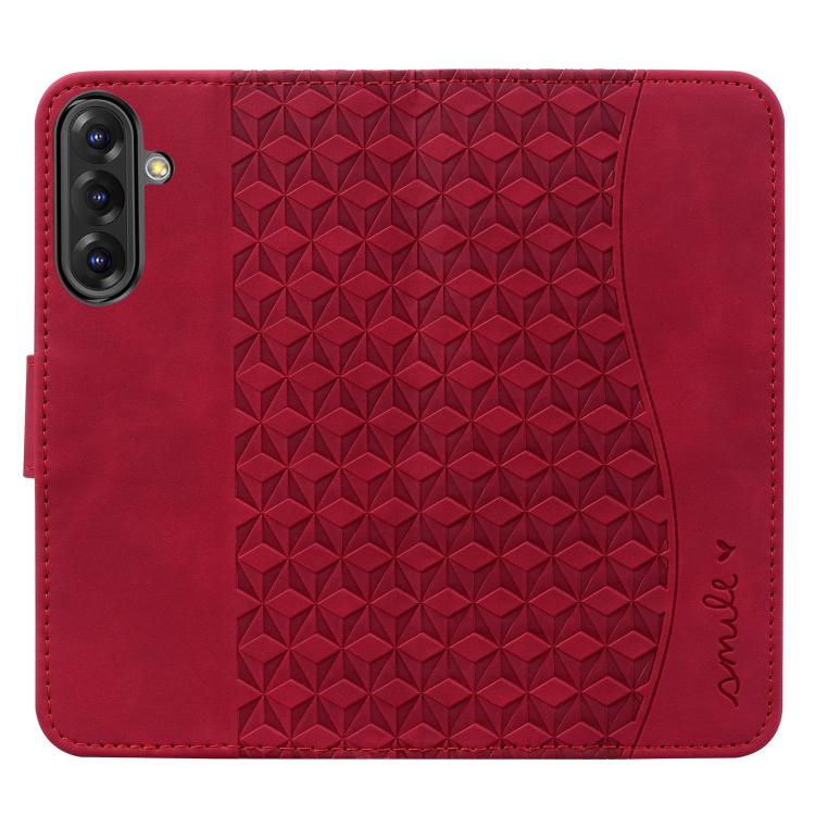 For Samsung Galaxy A36 / A56 Diamond Buckle Leather Phone Case with Lanyard