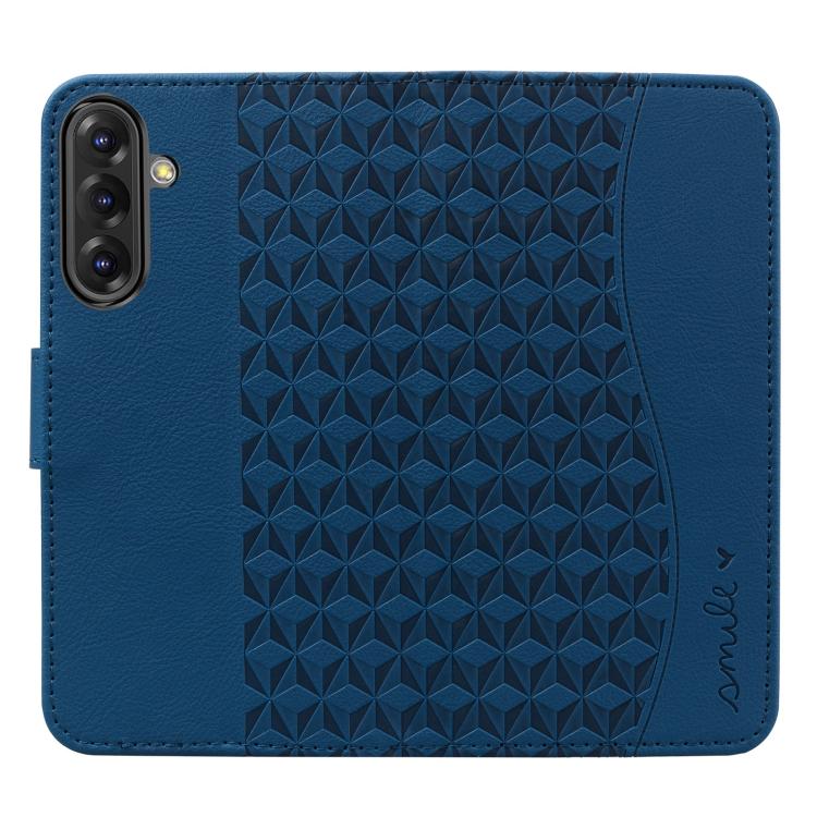 For Samsung Galaxy A36 / A56 Diamond Buckle Leather Phone Case with Lanyard
