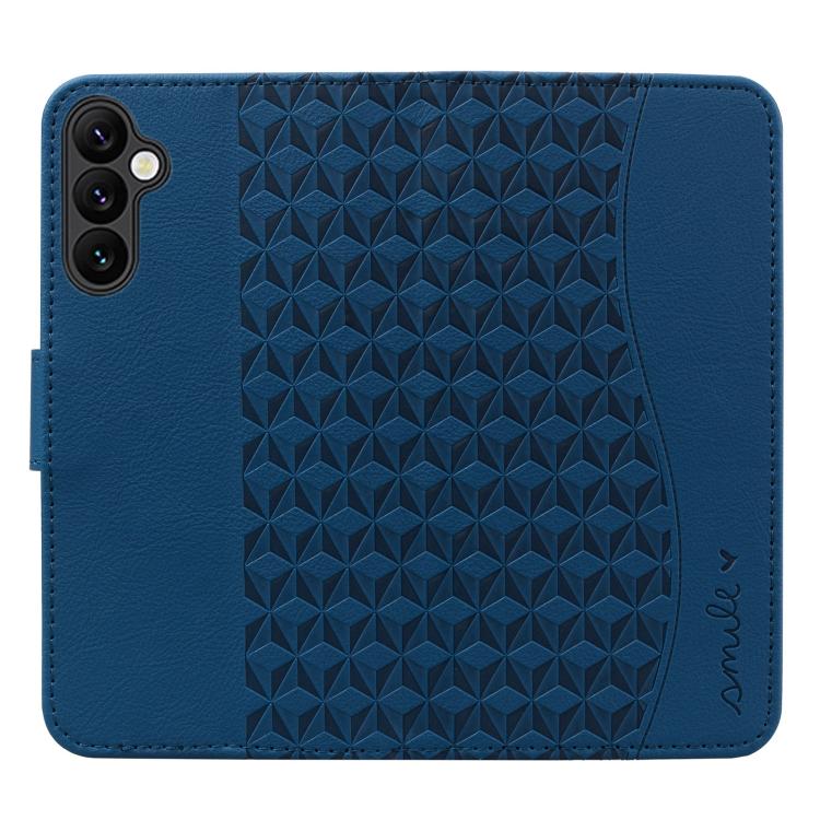 For Samsung Galaxy A57 5G Diamond Buckle Leather Phone Case with Lanyard