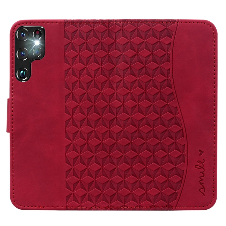 For Samsung Galaxy S24 Ultra 5G Diamond Buckle Leather Phone Case with Lanyard