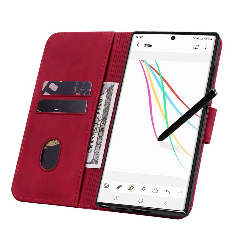 For Samsung Galaxy S25 Ultra 5G Diamond Buckle Leather Phone Case with Lanyard