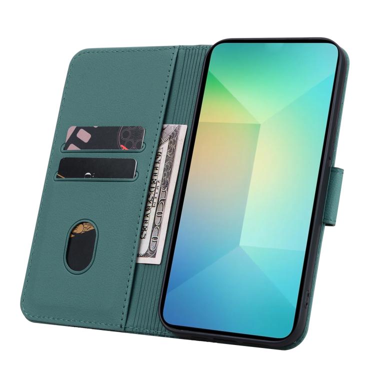 For Samsung Galaxy S25 Edge 5G Diamond Buckle Leather Phone Case with Lanyard
