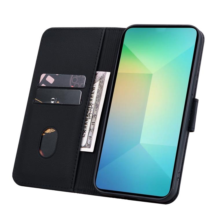 For Samsung Galaxy S25 Edge 5G Diamond Buckle Leather Phone Case with Lanyard