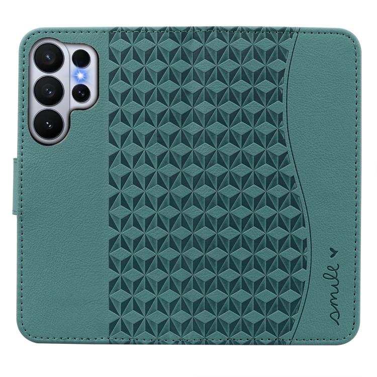 For Samsung Galaxy S26 Ultra 5G Diamond Buckle Leather Phone Case with Lanyard