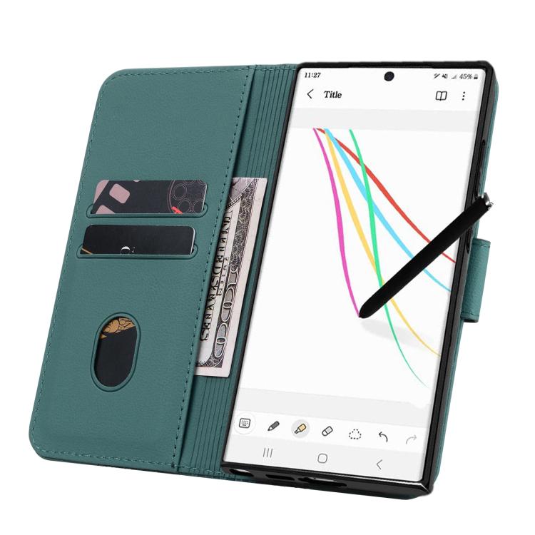For Samsung Galaxy S26 Ultra 5G Diamond Buckle Leather Phone Case with Lanyard