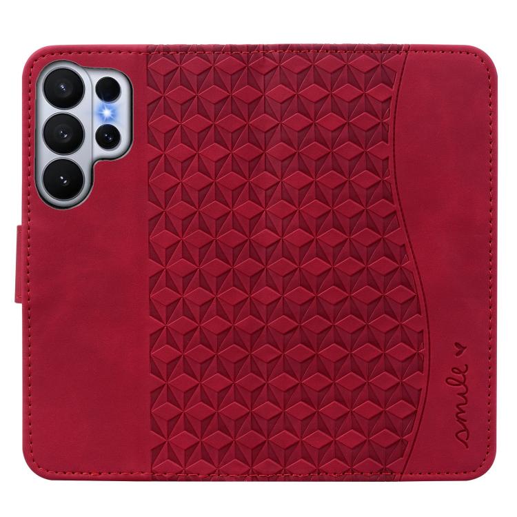 For Samsung Galaxy S26 Ultra 5G Diamond Buckle Leather Phone Case with Lanyard