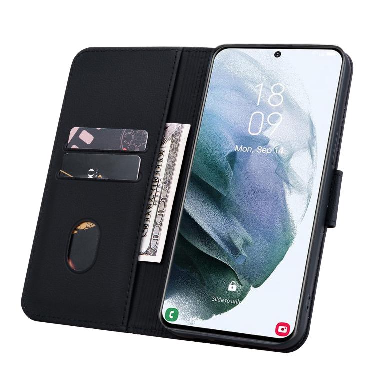 For Samsung Galaxy S26+ 5G Diamond Buckle Leather Phone Case with Lanyard