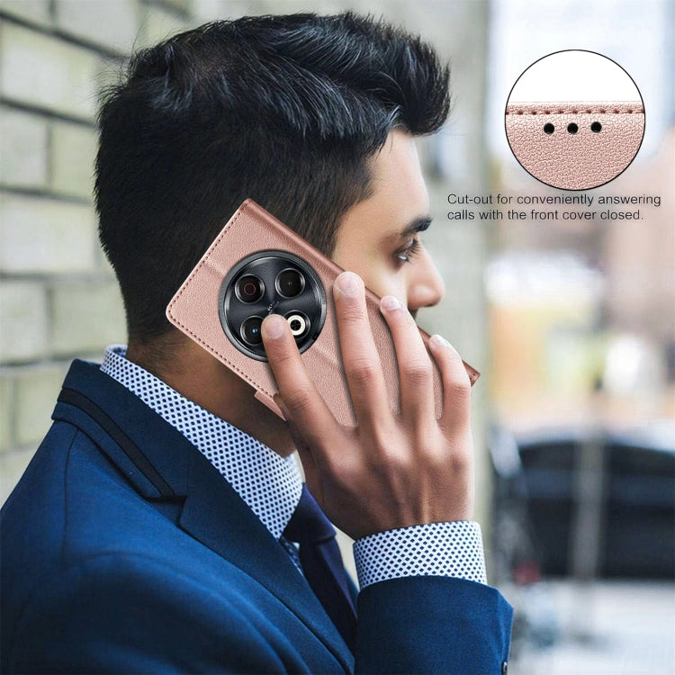 For Tecno Spark 30 4G Litchi Texture RFID Anti-theft Leather Phone Case