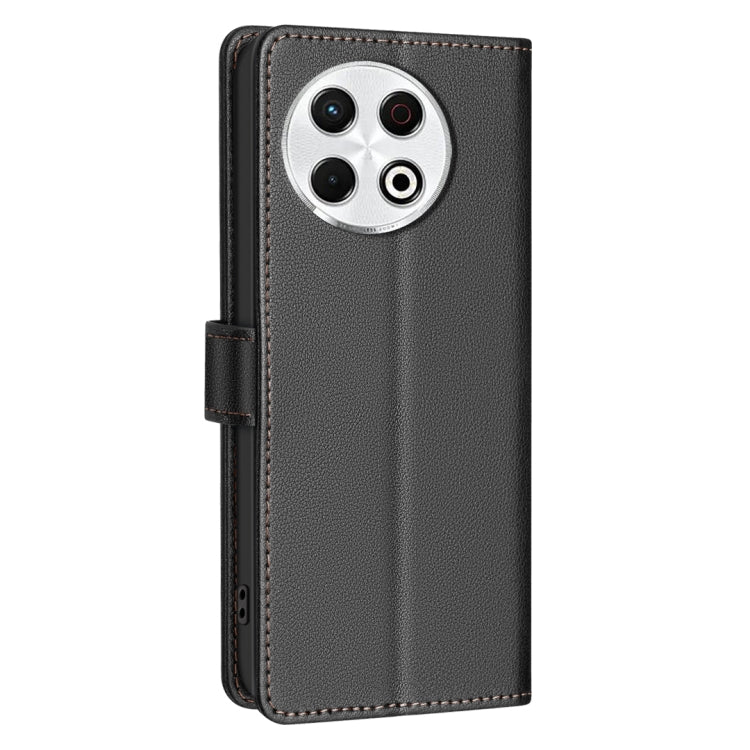 For Tecno Spark 30 Pro 4G Litchi Texture RFID Anti-theft Leather Phone Case