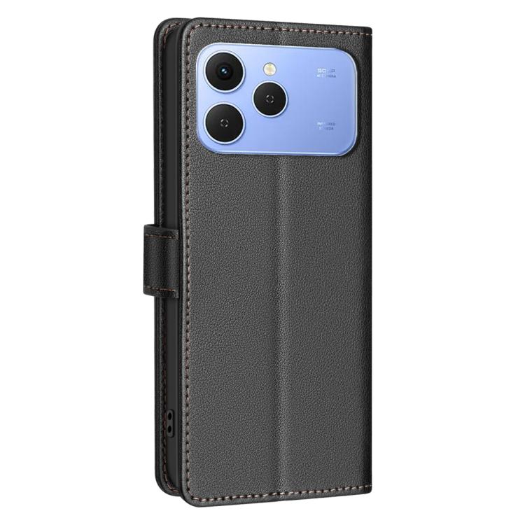 For Tecno Spark 40 4G Litchi Texture RFID Anti-theft Leather Phone Case