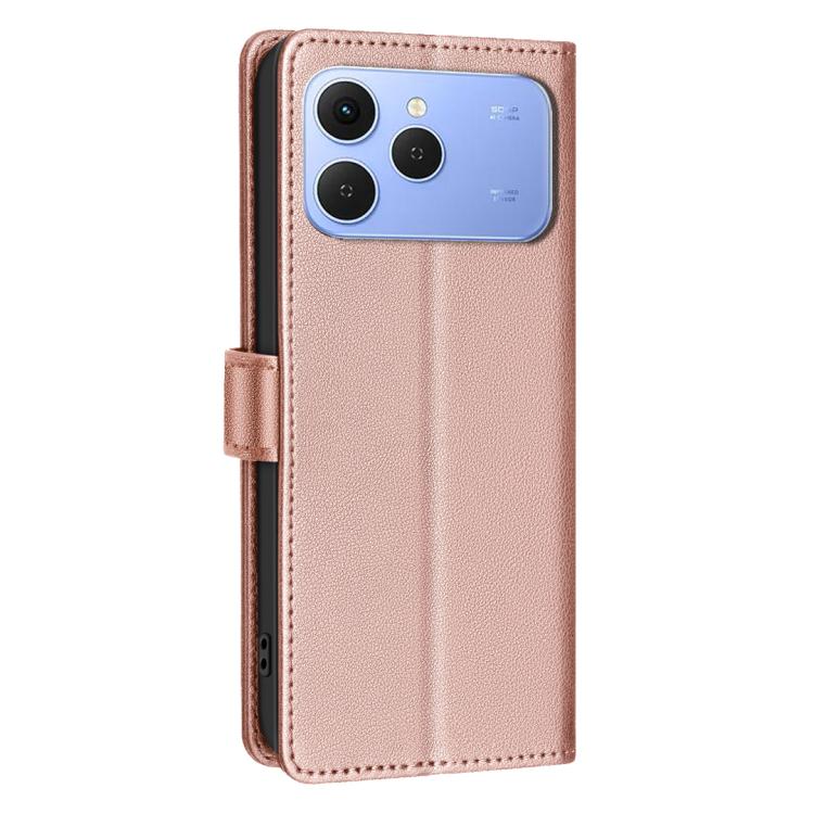 For Tecno Spark 40 4G Litchi Texture RFID Anti-theft Leather Phone Case