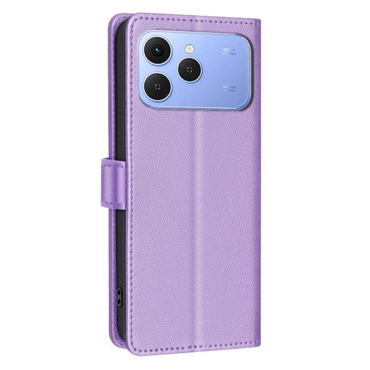 For Tecno Spark 40 4G Litchi Texture RFID Anti-theft Leather Phone Case