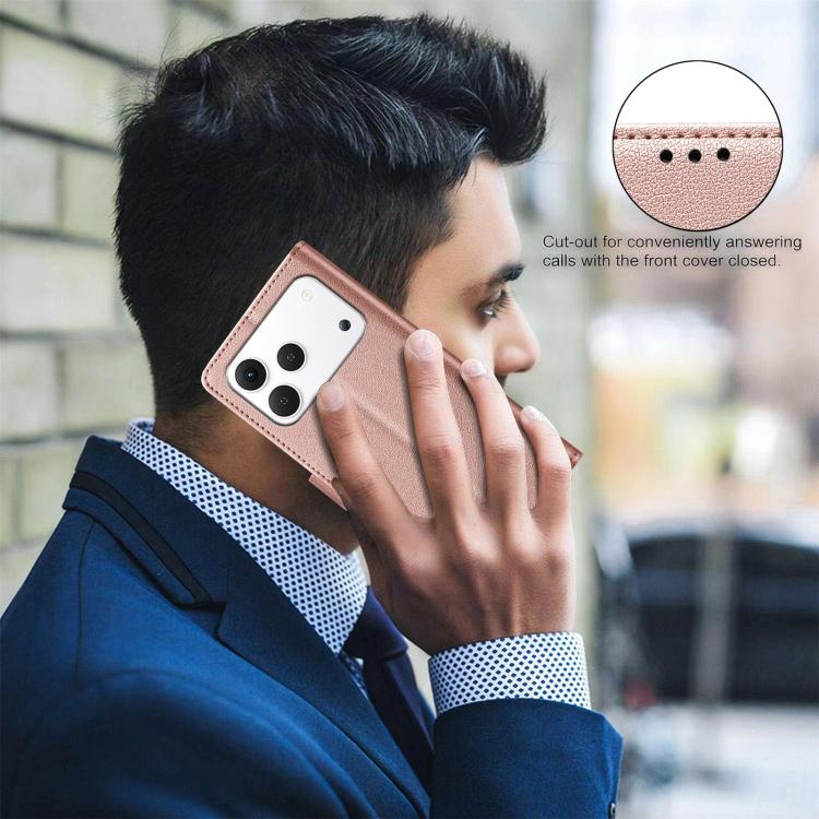 For Tecno Spark 50 4G Litchi Texture RFID Anti-theft Leather Phone Case