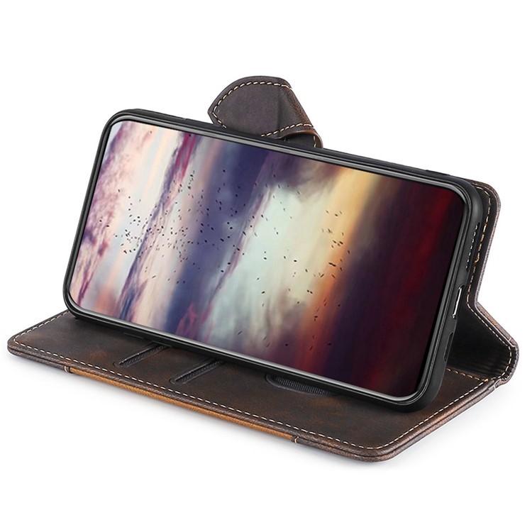 For iPhone 17 Pro Max Skin Feel Magnetic Buckle Leather Phone Case