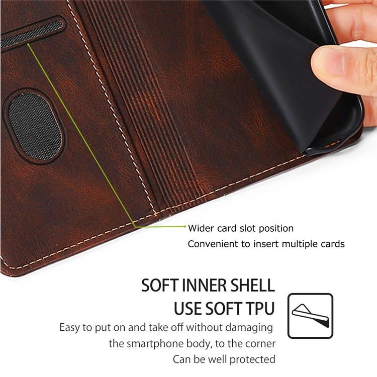 For iPhone 17 Pro Max Skin Feel Magnetic Buckle Leather Phone Case