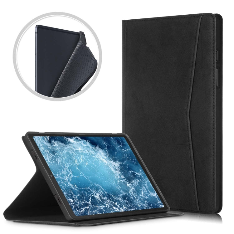 For Samsung Galaxy Tab A7 2020 T500 / T505 Marble Cloth Texture TPU Horizontal Flip Leather Case with Holder