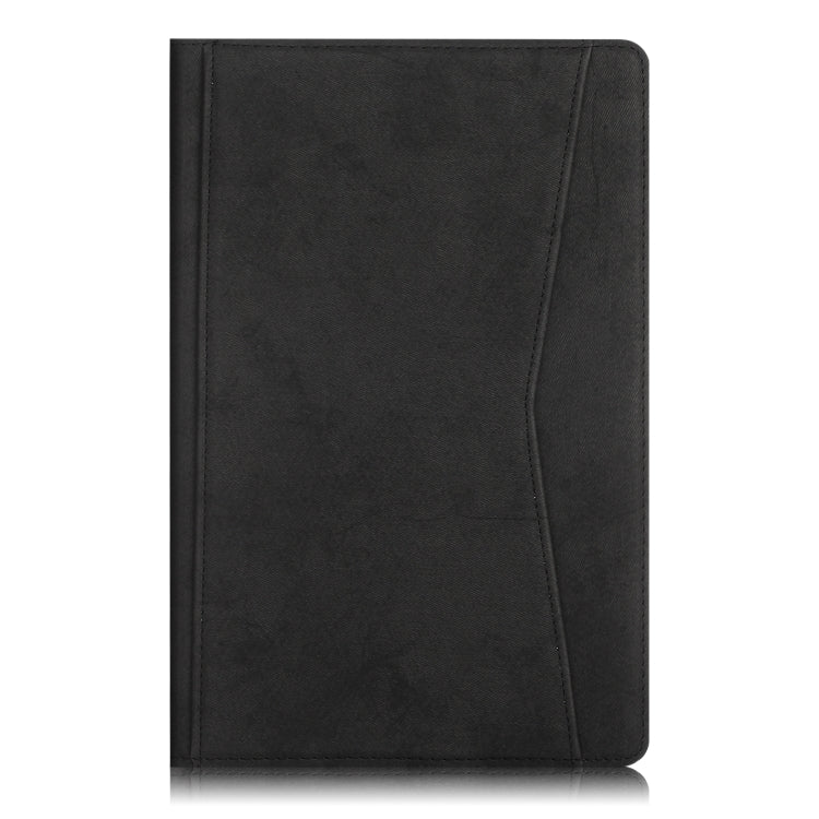 For Samsung Galaxy Tab A7 2020 T500 / T505 Marble Cloth Texture TPU Horizontal Flip Leather Case with Holder