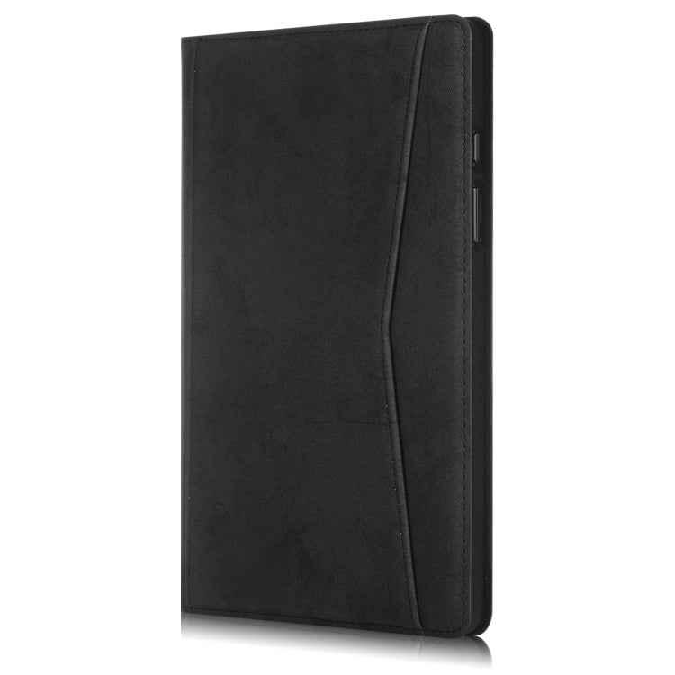 For Samsung Galaxy Tab A7 2020 T500 / T505 Marble Cloth Texture TPU Horizontal Flip Leather Case with Holder