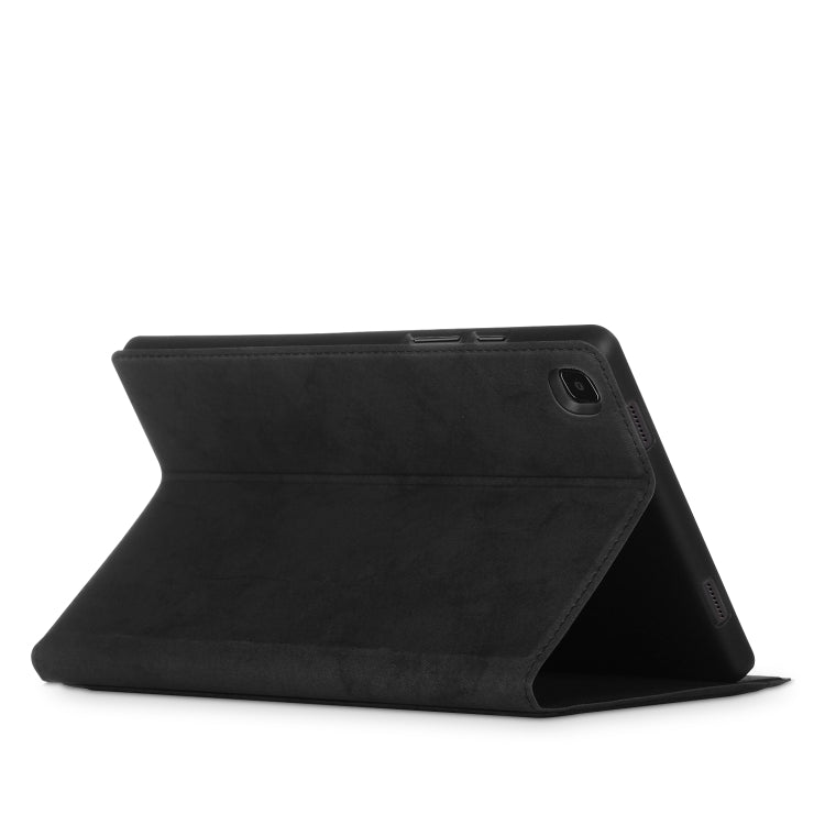 For Samsung Galaxy Tab A7 2020 T500 / T505 Marble Cloth Texture TPU Horizontal Flip Leather Case with Holder