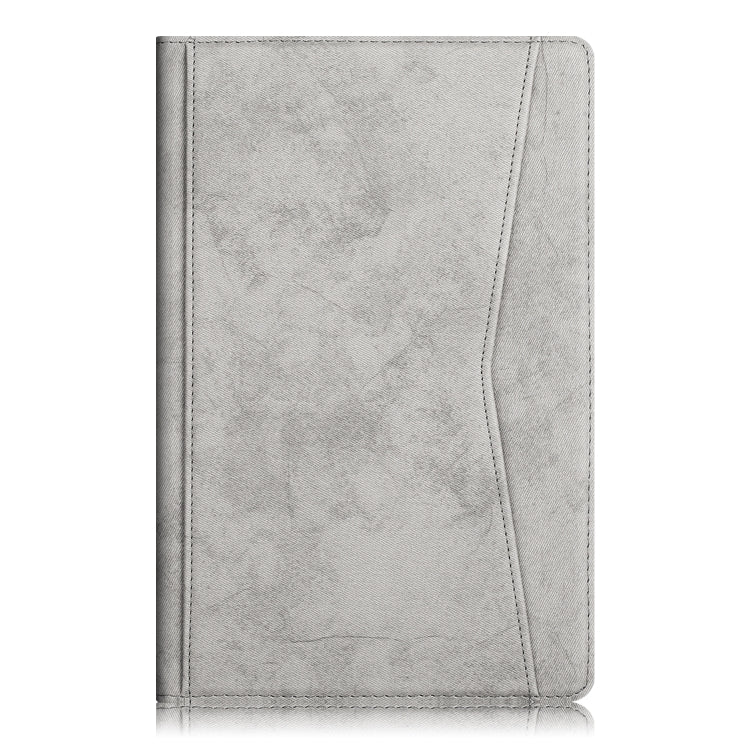 For Samsung Galaxy Tab A7 2020 T500 / T505 Marble Cloth Texture TPU Horizontal Flip Leather Case with Holder