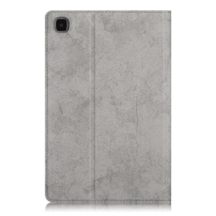 For Samsung Galaxy Tab A7 2020 T500 / T505 Marble Cloth Texture TPU Horizontal Flip Leather Case with Holder