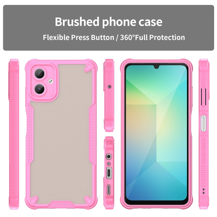 For Samsung Galaxy A06 4G Armor Glaze PC Hybrid TPU Phone Case