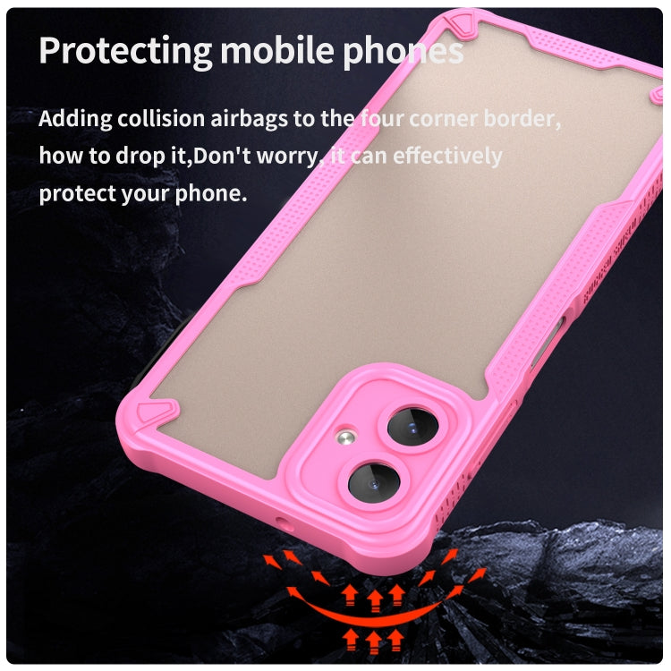 For Samsung Galaxy A06 4G Armor Glaze PC Hybrid TPU Phone Case