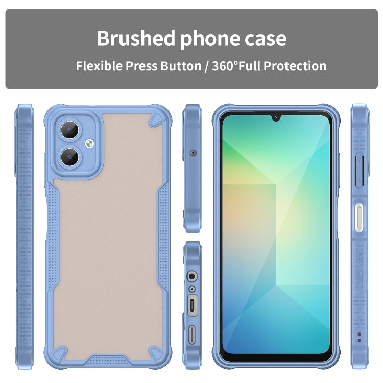 For Samsung Galaxy A06 4G Armor Glaze PC Hybrid TPU Phone Case