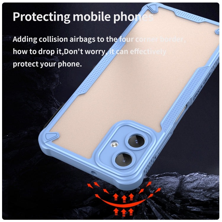 For Samsung Galaxy A06 4G Armor Glaze PC Hybrid TPU Phone Case
