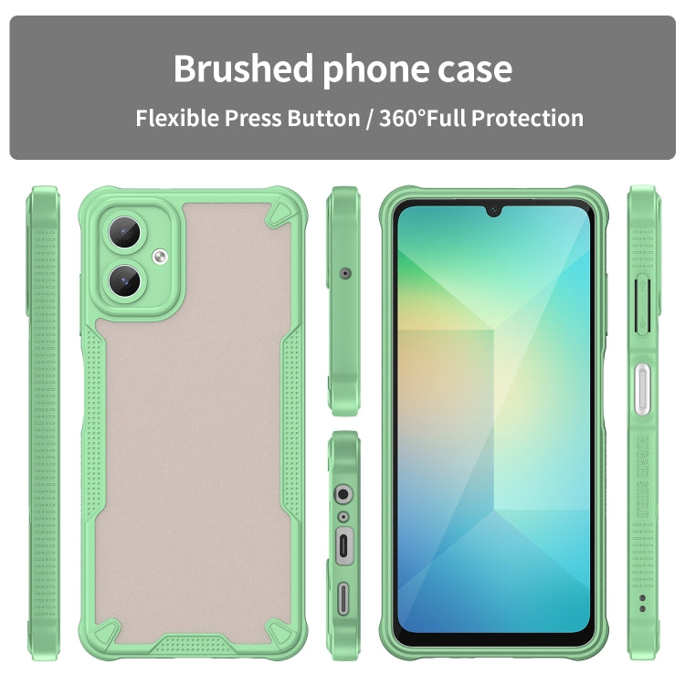 For Samsung Galaxy A06 4G Armor Glaze PC Hybrid TPU Phone Case