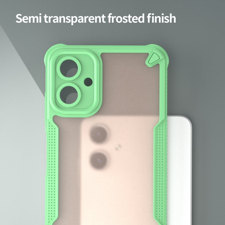 For Samsung Galaxy A06 4G Armor Glaze PC Hybrid TPU Phone Case