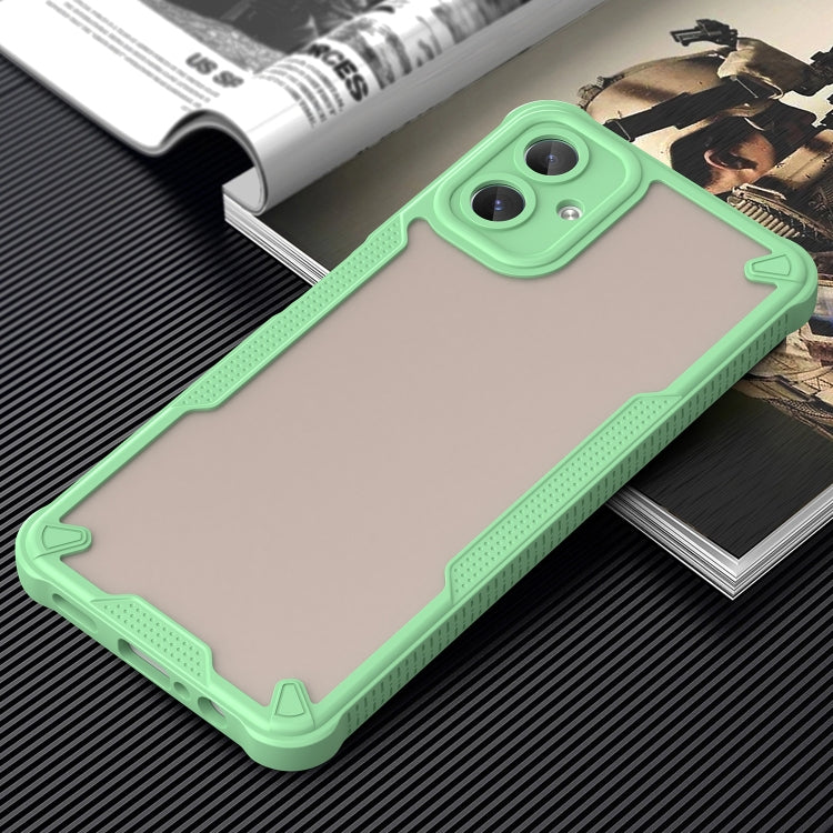 For Samsung Galaxy A06 4G Armor Glaze PC Hybrid TPU Phone Case