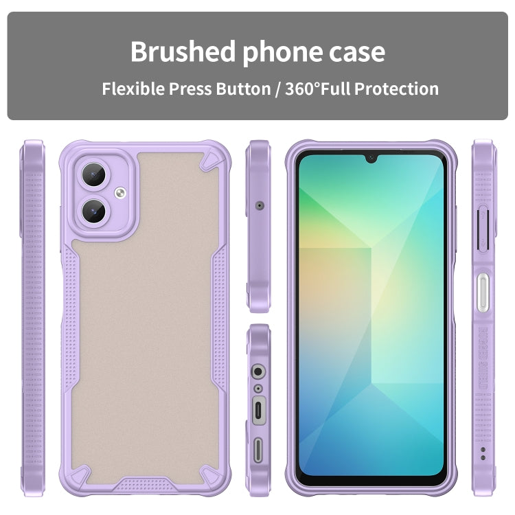 For Samsung Galaxy A06 4G Armor Glaze PC Hybrid TPU Phone Case