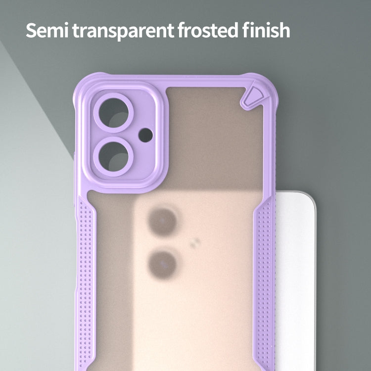 For Samsung Galaxy A06 4G Armor Glaze PC Hybrid TPU Phone Case