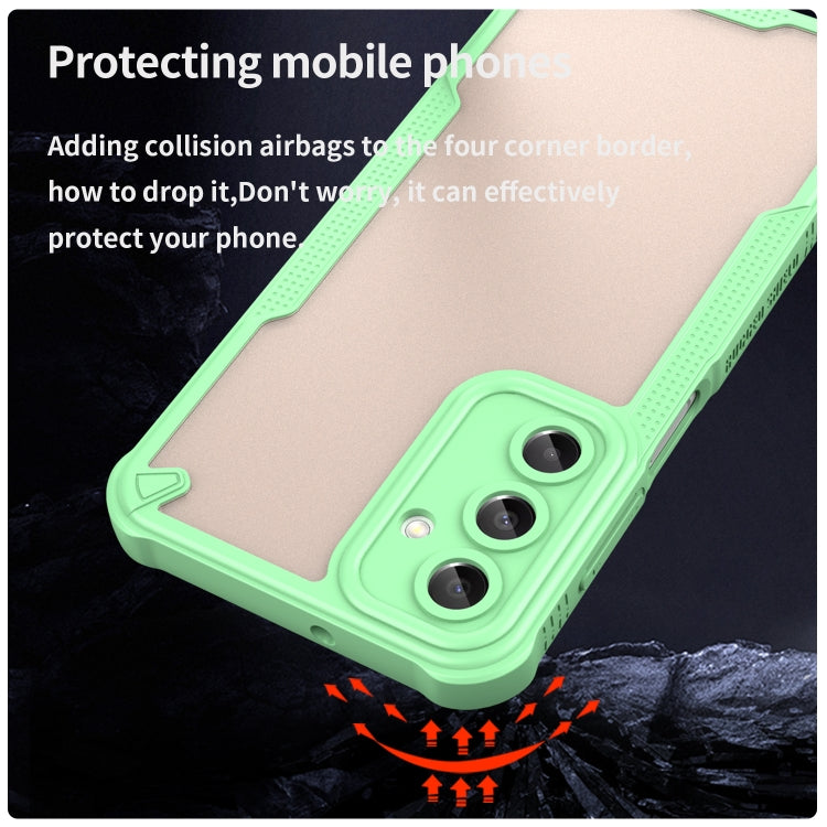 For Samsung Galaxy A16 5G Armor Glaze PC Hybrid TPU Phone Case