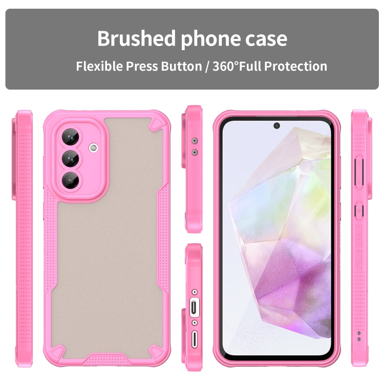For Samsung Galaxy A36 5G Armor Glaze PC Hybrid TPU Phone Case