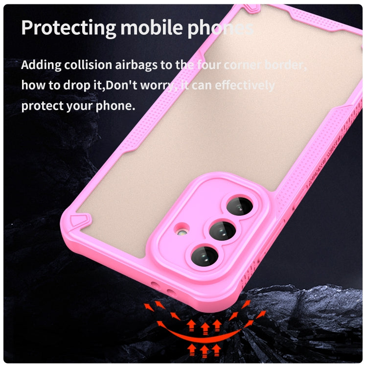 For Samsung Galaxy A36 5G Armor Glaze PC Hybrid TPU Phone Case