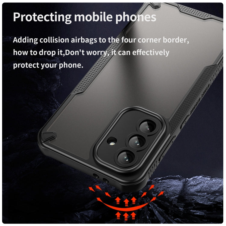 For Samsung Galaxy A36 5G Armor Glaze PC Hybrid TPU Phone Case