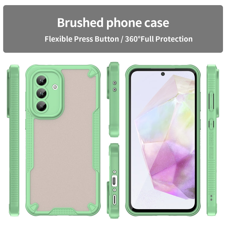 For Samsung Galaxy A36 5G Armor Glaze PC Hybrid TPU Phone Case