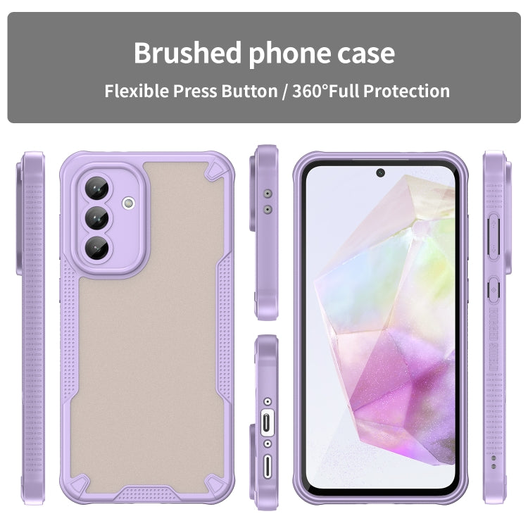 For Samsung Galaxy A36 5G Armor Glaze PC Hybrid TPU Phone Case