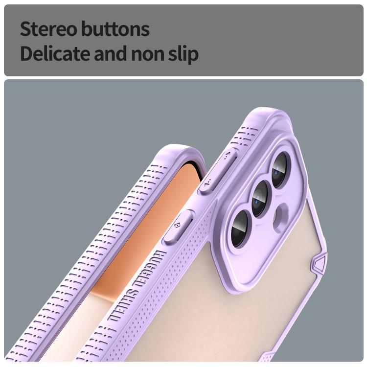 For Samsung Galaxy A57 5G Armor Glaze PC Hybrid TPU Phone Case