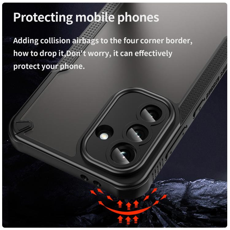 For Samsung Galaxy A37 5G Armor Glaze PC Hybrid TPU Phone Case