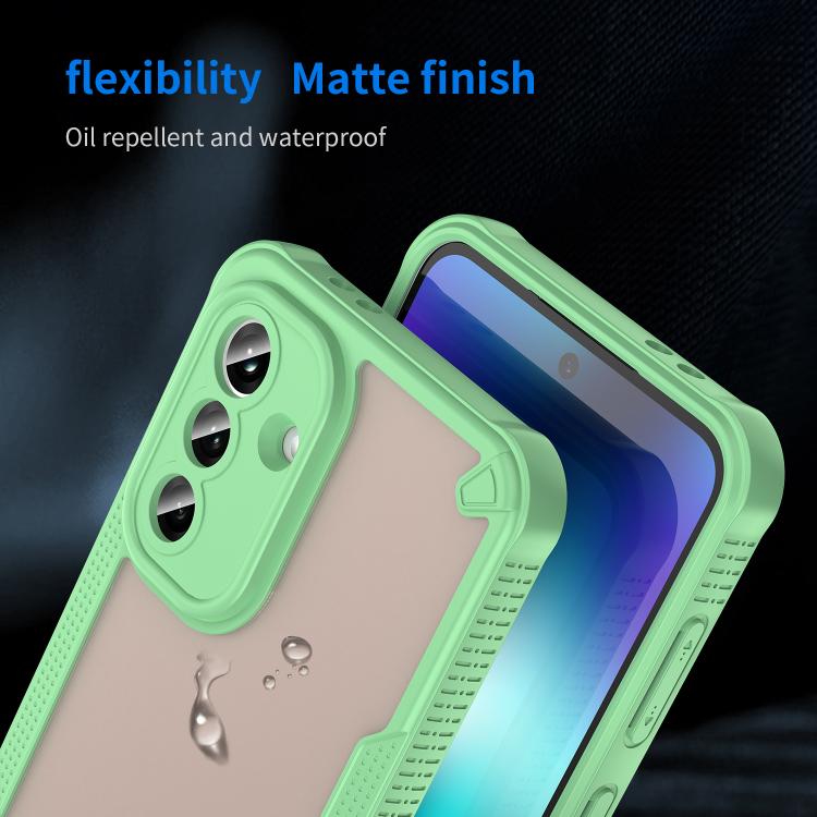 For Samsung Galaxy A37 5G Armor Glaze PC Hybrid TPU Phone Case