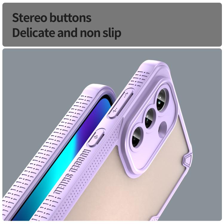 For Samsung Galaxy A37 5G Armor Glaze PC Hybrid TPU Phone Case